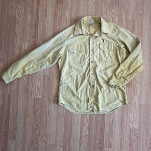 Men's Casual Tan Shirt Jacket